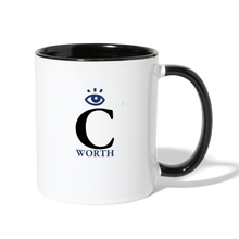 Load image into Gallery viewer, I C WORTH Coffee Mug - white/black