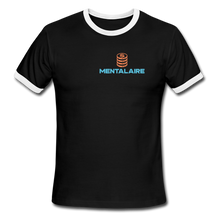 Load image into Gallery viewer, Mentalaire Men&#39;s Ringer T-Shirt - black/white