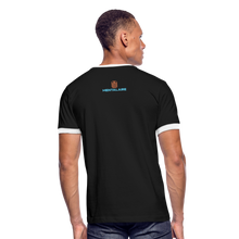 Load image into Gallery viewer, Mentalaire Men&#39;s Ringer T-Shirt - black/white