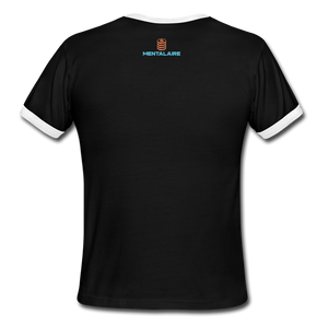Mentalaire Men's Ringer T-Shirt - black/white