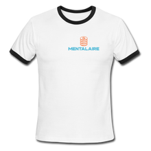 Load image into Gallery viewer, Mentalaire Men&#39;s Ringer T-Shirt - white/black