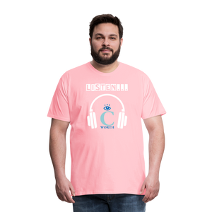 I C WORTH Men's Premium T-Shirt - pink