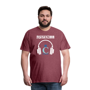 I C WORTH Men's Premium T-Shirt - heather burgundy