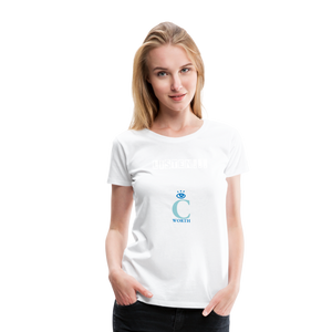 I C WORTH Women’s Premium T-Shirt - white