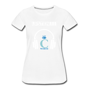 I C WORTH Women’s Premium T-Shirt - white