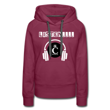 Load image into Gallery viewer, I C WORTH Women’s Premium Hoodie - burgundy