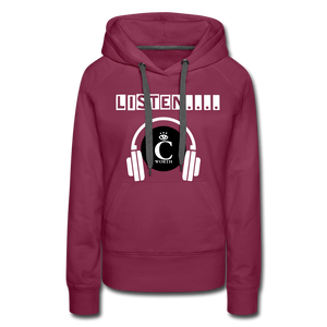 I C WORTH Women’s Premium Hoodie - burgundy