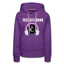 Load image into Gallery viewer, I C WORTH Women’s Premium Hoodie - purple