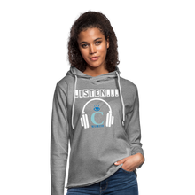 Load image into Gallery viewer, I C WORTH Unisex Lightweight Terry Hoodie - heather gray