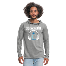 Load image into Gallery viewer, I C WORTH Unisex Lightweight Terry Hoodie - heather gray