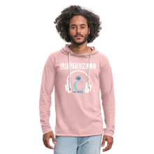 Load image into Gallery viewer, I C WORTH Unisex Lightweight Terry Hoodie - cream heather pink