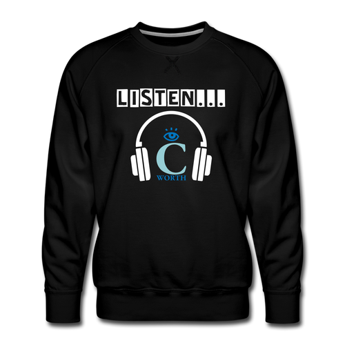 I C WORTH Men’s Premium Sweatshirt - black