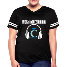 Load image into Gallery viewer, I C WORTH Women’s Vintage Sport T-Shirt - black/white