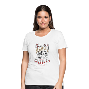 MENTALAIRE Affirmation Women’s Premium T-Shirt - white