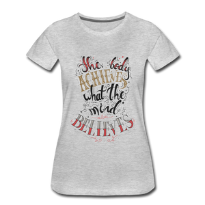 MENTALAIRE Affirmation Women’s Premium T-Shirt - heather gray