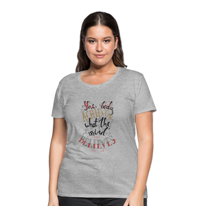 MENTALAIRE Affirmation Women’s Premium T-Shirt - heather gray
