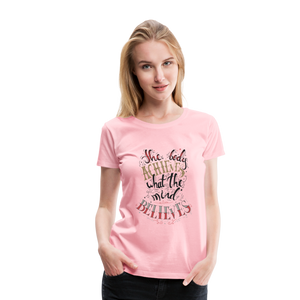 MENTALAIRE Affirmation Women’s Premium T-Shirt - pink