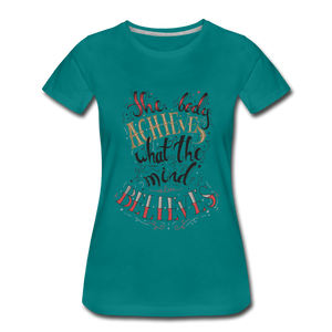 MENTALAIRE Affirmation Women’s Premium T-Shirt - teal