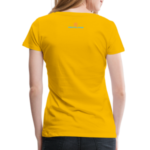 MENTALAIRE Affirmation Women’s Premium T-Shirt - sun yellow