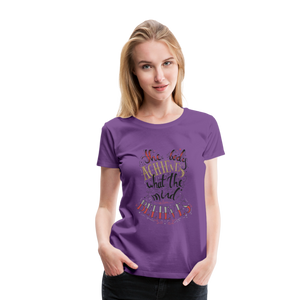 MENTALAIRE Affirmation Women’s Premium T-Shirt - purple