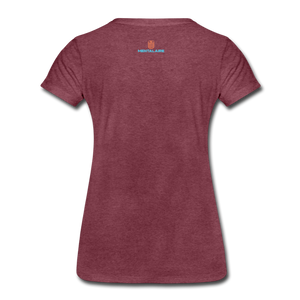 MENTALAIRE Affirmation Women’s Premium T-Shirt - heather burgundy