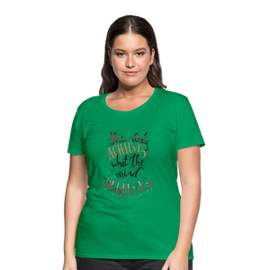 MENTALAIRE Affirmation Women’s Premium T-Shirt - kelly green