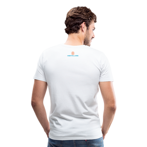 MENTALAIRE Affirmation Men's Premium T-Shirt - white