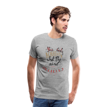 Load image into Gallery viewer, MENTALAIRE Affirmation Men&#39;s Premium T-Shirt - heather gray