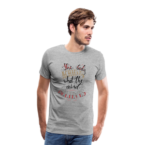 MENTALAIRE Affirmation Men's Premium T-Shirt - heather gray