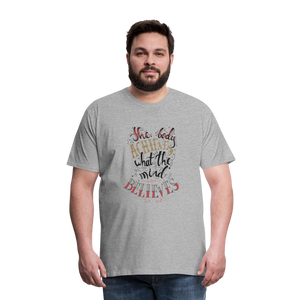 MENTALAIRE Affirmation Men's Premium T-Shirt - heather gray