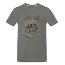 Load image into Gallery viewer, MENTALAIRE Affirmation Men&#39;s Premium T-Shirt - asphalt gray