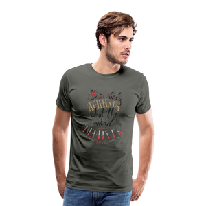 MENTALAIRE Affirmation Men's Premium T-Shirt - asphalt gray