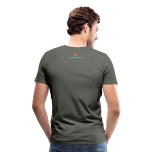 MENTALAIRE Affirmation Men's Premium T-Shirt - asphalt gray