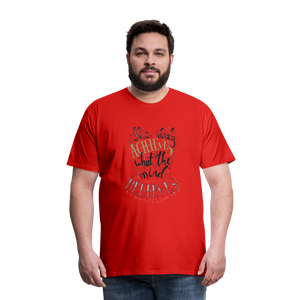 MENTALAIRE Affirmation Men's Premium T-Shirt - red