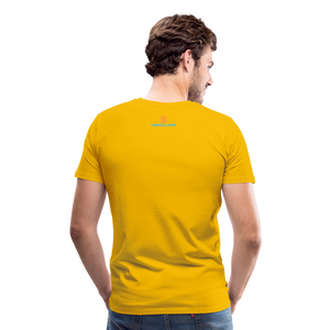 MENTALAIRE Affirmation Men's Premium T-Shirt - sun yellow