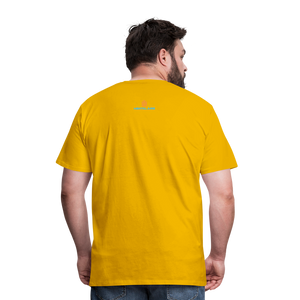MENTALAIRE Affirmation Men's Premium T-Shirt - sun yellow