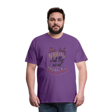 Load image into Gallery viewer, MENTALAIRE Affirmation Men&#39;s Premium T-Shirt - purple
