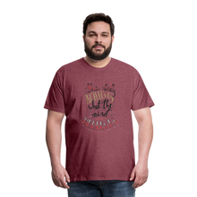 Load image into Gallery viewer, MENTALAIRE Affirmation Men&#39;s Premium T-Shirt - heather burgundy