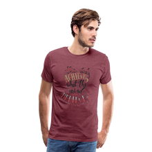 Load image into Gallery viewer, MENTALAIRE Affirmation Men&#39;s Premium T-Shirt - heather burgundy