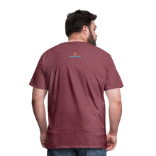 Load image into Gallery viewer, MENTALAIRE Affirmation Men&#39;s Premium T-Shirt - heather burgundy