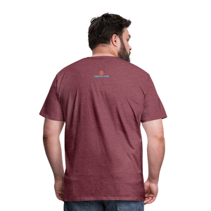 MENTALAIRE Affirmation Men's Premium T-Shirt - heather burgundy