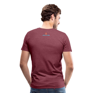MENTALAIRE Affirmation Men's Premium T-Shirt - heather burgundy