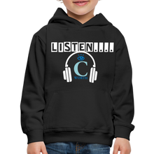 Load image into Gallery viewer, Listen I C WORTH Kids‘ Premium Hoodie - black