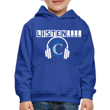 Load image into Gallery viewer, Listen I C WORTH Kids‘ Premium Hoodie - royal blue