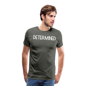 DETERMINED Men's Premium T-Shirt - asphalt gray