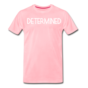 DETERMINED Men's Premium T-Shirt - pink