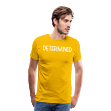 Load image into Gallery viewer, DETERMINED Men&#39;s Premium T-Shirt - sun yellow