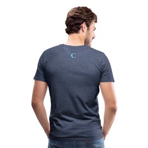 DETERMINED Men's Premium T-Shirt - heather blue