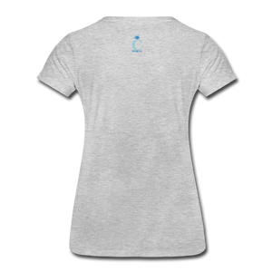 DETERMINED Women’s Premium T-Shirt - heather gray