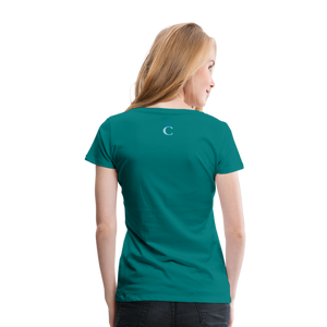 DETERMINED Women’s Premium T-Shirt - teal